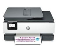 Imprimante Tout-en-un HP OfficeJet 8014e Gris et blanc Blanc G