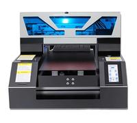Imprimante UV A3 l1800 imprimante DTG Jet d'encre avec Encre cmykww pour vêtements t - Shirts Bouteilles PVC Bois étuis de téléphone Portable Cuir Cartes en Plastique etc.