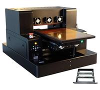 Imprimantes Multifonction Jet D'encre A3 UV Couleur Printer Imprimante Automatique à Plat A3L805 Imprimante pour PVC,Verre,Bois,Bouteilles,Coque de Téléphone Portable Impression,Avec Axe de Rotation