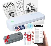 Imprimantes portables sans fil pour les voyages, prend en charge les lettres américaines de 21,6 x 27,9 cm, imprimante thermique Bluetooth compatible avec iOS, Android et ordinateur portable,