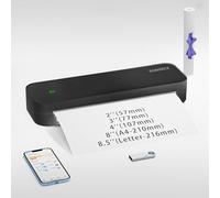 Imprimantes portables sans fil pour voyage, portable, thermique, Bluetooth, sans encre - Prend en charge les petites imprimantes 21,6 x 27,9 cm - Lettre américaine et légale - A4 et A5 - Avec 3