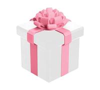 Imprimé 3D Annoying Avec Vis Rangement 12cm Coffret Cadeau Amusant, BoîTe Cadeau Fantaisie Coffret Cadeau Ennuyeux pour Petits Bijoux en espèces Saint-Valentin (Blanc)