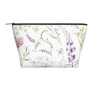Imprimé à Motif Floral coloré, Trousse de Toilette Trousse de Maquillage Sac à cosmétiques Trousse de Toilette de Voyage Portable