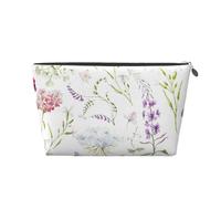 Imprimé à Motif Floral coloré, Trousse de Toilette Trousse de Maquillage Sac à cosmétiques Trousse de Toilette de Voyage Portable
