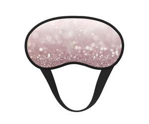 Imprimé à paillettes roses,Masques de sommeil occultants, cache-yeux couvrants, masques de sommeil anti-lumière