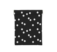 Imprimé à Pois Blancs Noirs, Sac de Rangement pour Femmes, Portefeuille supérieur à Presser, Petit Porte-Monnaie, Pochette de Changement