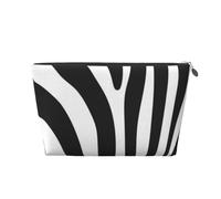 Imprimé à Rayures zébrées, Trousse de Toilette Trousse de Maquillage Sac à cosmétiques Trousse de Toilette de Voyage Portable