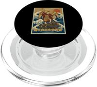 Imprimé Ange Guerrier de Style samouraï de l'archange Saint-Michel PopSockets PopGrip pour MagSafe