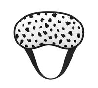 Imprimé animal dalmatien pictural,Masques de sommeil occultants, cache-yeux couvrants, masques de sommeil anti-lumière