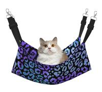 Imprimé Animal Exotique léopard coloré,Hamac Suspendu pour Chat, lit Suspendu Doux Double Face pour Petits Chiens,L