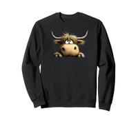 Imprimé Animal Vache Highland « Boris » Sweatshirt