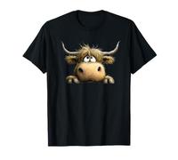 Imprimé Animal Vache Highland « Boris » T-Shirt