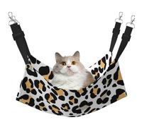 Imprimé Animalier léopard Pierre Safari,Hamac Suspendu pour Chat, lit Suspendu Doux Double Face pour Petits Chiens,M