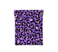 Imprimé Animaux léopard Rose Violet Fluo, Sac de Rangement pour Femmes, Portefeuille supérieur à Presser, Petit Porte-Monnaie, Pochette de Changement
