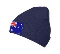 Imprimé Australie Drapeau Bonnet Chaud Tricoté sans Bords Repliable Anti Vent Élastique Unisexe Taille Unique Confortable Anti Vent pour Ski Running Vélo Extérieur Style Décontracté Quotidien