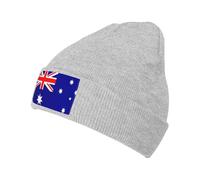 Imprimé Australie Drapeau Bonnet Chaud Tricoté sans Bords Repliable Anti Vent Élastique Unisexe Taille Unique Confortable Anti Vent pour Ski Running Vélo Extérieur Style Décontracté Quotidien