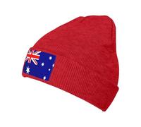Imprimé Australie Drapeau Bonnet Chaud Tricoté sans Bords Repliable Anti Vent Élastique Unisexe Taille Unique Confortable Anti Vent pour Ski Running Vélo Extérieur Style Décontracté Quotidien
