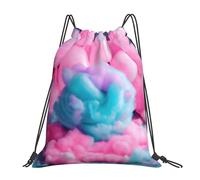 Imprimé Barbe À Papa Rouge Sac De Gym Sacs De Sports Plage Adultes Sac De Sport pour Femmes Hommes Fête 36X42Cm