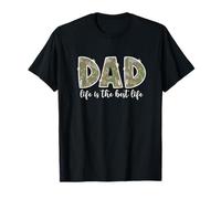 Imprimé camouflage Dad Life Is The Best Life New Daddy Fête des pères T-Shirt