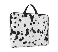 Imprimé Chien Dalmatien Tache Noire,Housse pour Ordinateur Portable 14 Pouces, Sacoche pour Ordinateur Portable, Mallette avec poignée