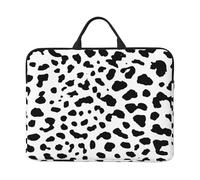 Imprimé Chien Dalmatien Tache Noire,Housse pour Ordinateur Portable 14 Pouces, Sacoche pour Ordinateur Portable, Mallette avec poignée