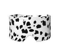 Imprimé chien dalmatien tache noire,Masque pour les yeux bloquant la lumière Cache-yeux et cache-oreilles pour le sommeil