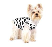 Imprimé Chien Dalmatien Tache Noire,T-Shirt sans Manches en Coton pour Animaux de Compagnie, Gilet Respirant, Extensible et Doux,S