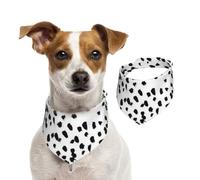 Imprimé Dalmatien,Bandanas pour Chien, écharpe en Coton, Bavoirs réglables pour Animaux de Compagnie,L