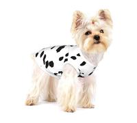 Imprimé Dalmatien,T-Shirt sans Manches en Coton pour Animaux de Compagnie, Gilet Respirant, Extensible et Doux,L