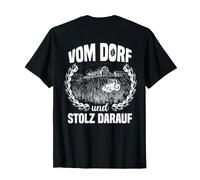 Imprimé du Village et de la fierté. T-Shirt