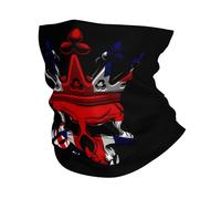 Imprimé Écharpe Tube,Drapeau Britannique et crâne de la Grande-Bretagne,Bande de Cheveux Séchage Rapide Bandeaux pour Vélo Homme Femme 26X30cm