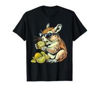Imprimé écureuil citron vert motif dessin fruits animaux amoureux des animaux T-Shirt