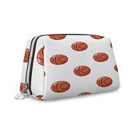 Imprimé égyptien, trousse de maquillage, trousse de maquillage, personnages de dessin animé, histoire archéologique, organisateur en cuir, trousse de toilette réutilisable, marron multicolore, S,