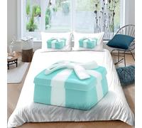 Imprimé en 3D coffret cadeau Taie de couette Microfibre Linge de lit Avec taie d'oreiller Ultra-doux style de cadeau élégant Housse pour couette pour adolescents étudiants Super king（260x220cm）