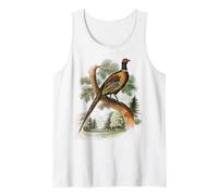 Imprimé Faisan Vintage Oiseau Animal Débardeur