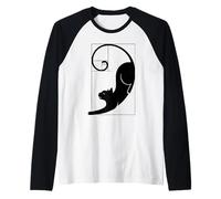 Imprimé Fibonacci Cat The Golden Ratio Manche Raglan