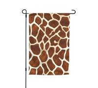 Imprimé girafe divers drapeaux de jardin drapeau extérieur décoration de cour pour patio, porche ou pelouse drapeau