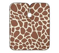 Imprimé Girafe Et Vache, Tache Brune Cape De Coupe Imperméable Peignoir Coiffure Anti-Taches Blouse Coiffeur Pour Coiffeurs Barbiers Salon 140X168Cm