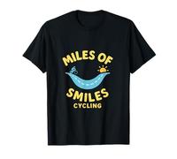 Imprimé Graphique Humoristique Miles of Smiles Bike T-Shirt