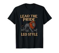 Imprimé Graphique Lion du Zodiaque Lion Lead The Pride T-Shirt