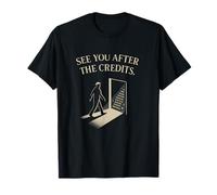 Imprimé graphique « See You After the Credits Movie Buff » T-Shirt