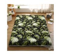 Imprimé Housse De Matelas Futon avec Fermeture éclair, Coton Doux Amovible Housse De Protection pour Matelas Couvercle Anti-poussière pour Full Size Japonais Matelas Futon-N-90X200cm
