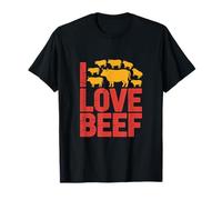 Imprimé I Love Beef Cattle Fanatics T-Shirt