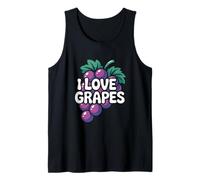 Imprimé I Love Grapes Juicy Fruit Passion Débardeur