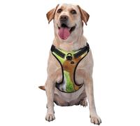 Imprimé Lapin Amour,Harnais pour Animaux de Compagnie, Harnais réfléchissant réglable pour Chien,S
