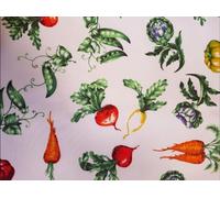 Imprimé Légumes Tissu |100% Coton Imprimé | Hauteur 180 cm | Tissu vendu au mètre linéaire