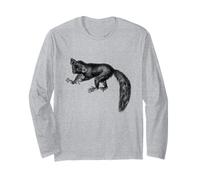 Imprimé lémurien Aye Manche Longue