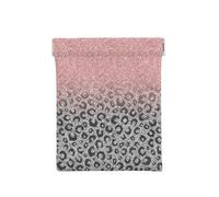 Imprimé léopard à Paillettes argentées et Or Rose, Sac de Rangement pour Femmes, Portefeuille supérieur à Presser, Petit Porte-Monnaie, Pochette de Changement