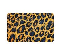 Imprimé léopard abstrait Symboles supernaturels Impression noire 1 pièce Serviette de plage en velours à séchage rapide surdimensionnée 140 x 70 cm pour adultes, serviette super absorbante