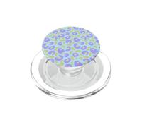 Imprimé léopard Bleu ou guépard PopSockets PopGrip pour MagSafe